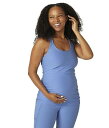 送料無料 ビヨンドヨガ Beyond Yoga レディース 女性用 ファッション アクティブシャツ Maternity Travel Racerback Tank Top - Flower Blue Heather