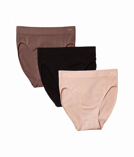 ̵ 拾 Wacoal ǥ  եå  硼 B-Smooth Hi-Cut Brief Pack - Rosedust/Deep Taupe/Black