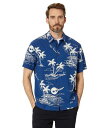  NCbNVo[ Quiksilver Waterman Y jp t@bV {^Vc Ahi Holiday Short Sleeve Woven - Ahi Holiday Estate Blue