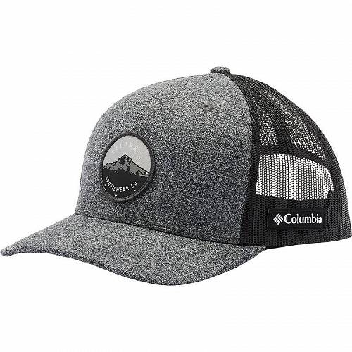  RrA Columbia t@bVG  Xq ^bJ[nbg Columbia Mesh(TM) Snap Back Hat - Grill Heather Mt Hood Circle Patch