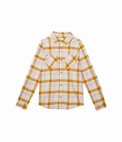 送料無料 リップカール Rip Curl Kids 女の子用 ファッション 子供服 ボタンシャツ Sunday Flannel (Big Kids) - Nude