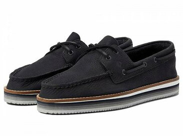 送料無料 スペリー Sperry レディース 女性用 シューズ 靴 ボートシューズ A/O 2-Eye Stacked Eva Multi Stripe - Black