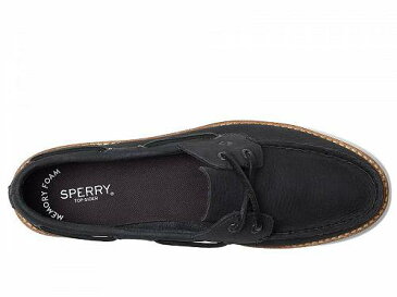 送料無料 スペリー Sperry レディース 女性用 シューズ 靴 ボートシューズ A/O 2-Eye Stacked Eva Multi Stripe - Black