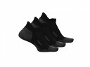  t[`AY Feetures t@bV \bNX C Elite Max Cushion No Show Tab 3-Pair Pack - Black