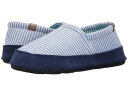 送料無料 エイコーン Acorn レディース 女性用 シューズ 靴 スリッパ Acorn Moc Summerweight - Blue Stripe