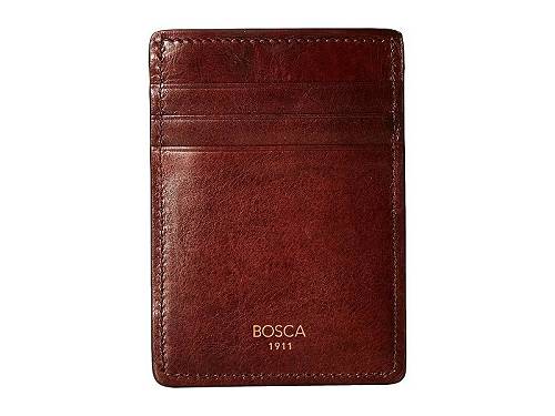  {XJ Bosca Y jp t@bVG  z K J[hP[X Dolce Collection - Deluxe Front Pocket Wallet - Dark Brown