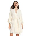 送料無料 エバージェイ Eberjey レディース 女性用 ファッション パジャマ 寝巻き バスローブ Naya - The Mademoiselle Kimono Robe - Ivory