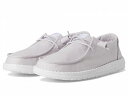 送料無料 ヘイデュード Hey Dude レディース 女性用 シューズ 靴 ローファー ボートシューズ Wendy Stretch Canvas - Lavender