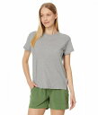  X}[gE[ Smartwool fB[X p t@bV TVc Perfect Crew Short Sleeve Tee - Light Gray Heather