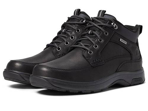 送料無料 ダナム Dunham メンズ 男性用 シューズ 靴 ブーツ レースアップ 編み上げ 8000 Mid Boot - Black Leather