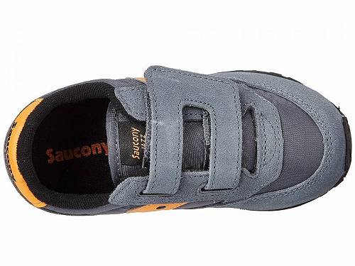 送料無料 サッカニー Saucony Kids 男の子用 キッズシューズ 子供靴 スニーカー 運動靴 Originals Jazz Hook &amp; Loop (Toddler/Little Kid) - Grey/Orange 2