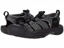 送料無料 キーン Keen メンズ 男性用 シューズ 靴 サンダル Newport H2 - Black/Steel Grey