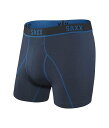  TbNXA_[EGA[ SAXX UNDERWEAR Y jp t@bV  Kinetic HD Boxer Brief - Navy/City Blue