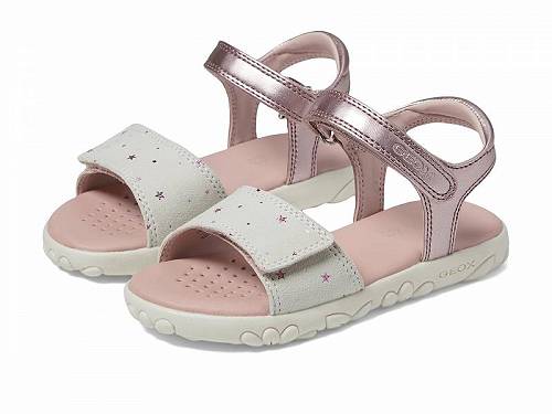 送料無料 ジオックス Geox Kids 女の子用 キッズシューズ 子供靴 サンダル Sandal Haiti 7 (Toddler/Little Kid/Big Kid) - Old Rose/Off White