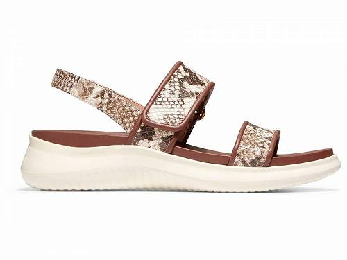 送料無料 コールハーン Cole Haan レディース 女性用 シューズ 靴 フラット Zerogrand Meritt Sandals - Sandollar Snake Print/Birch