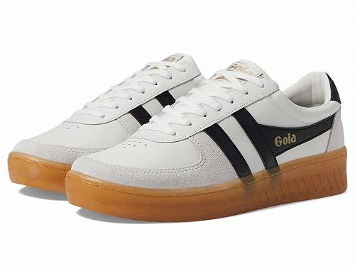 送料無料 ゴラ Gola メンズ 男性用 シューズ 靴 スニーカー 運動靴 Grandslam Elite - White/Black/Gum