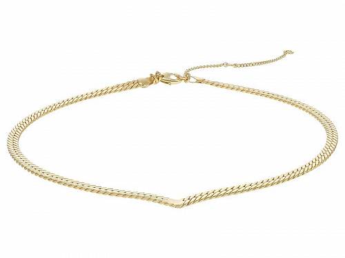  Madewell fB[X p WG[ i lbNX V Herringbone Necklace - Polished Gold