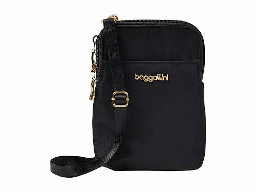  obK[j Baggallini fB[X p obO  obNpbN bN Take Two RFID Bryant Crossbody - Black/Gold Hardware