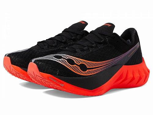 送料無料 サッカニー Saucony レディース 女性用 シューズ 靴 スニーカー 運動靴 Endorphin Pro 4 - Black/Vizired