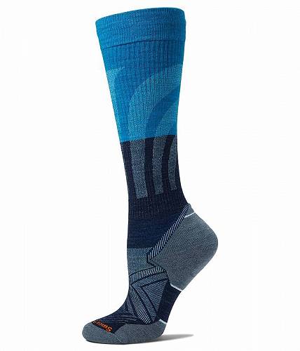 送料無料 スマートウール Smartwool レディース 女性用 ファッション ソックス 靴下 Run Targeted Cushion Compression Over-the-Calf - Deep Navy