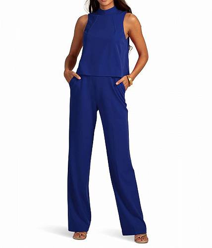 送料無料 トリーナターク Trina Turk レディース 女性用 ファッション ジャンプスーツ つなぎ セット Marisa 2 Jumpsuit - Majorelle Blue