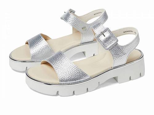 送料無料 ポールグリーン Paul Green レディース 女性用 シューズ 靴 サンダル Toby Sandal - Silver Metallic Cervo