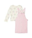 送料無料 リーバイス Levi s(R) Kids 女の子用 ファッション 子供服 セット Long Sleeve Top and Skirtall Two-Piece Outfit Set (Little Kids) - Roseate