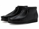 送料無料 クラークス Clarks メンズ 男性用 シューズ 靴 ブーツ チャッカブーツ Wallabee Boot - Black Leather
