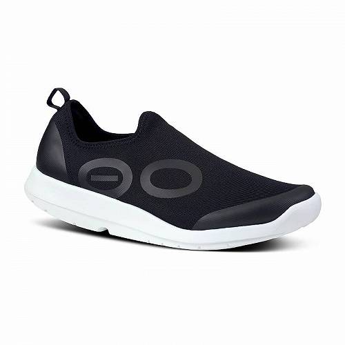 送料無料 オーフォス Oofos メンズ 男性用 シューズ 靴 スニーカー 運動靴 OOmg Sport Shoe - White/Black