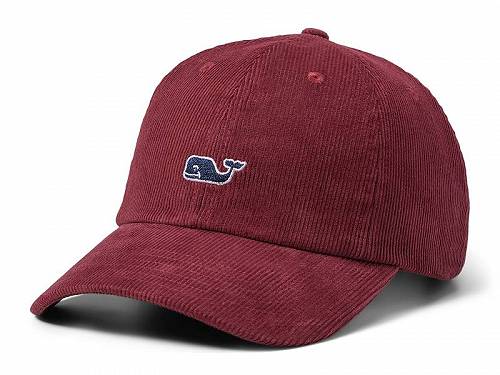 楽天グッズ×グッズ送料無料 バインヤード・バインズ Vineyard Vines メンズ 男性用 ファッション雑貨 小物 帽子 野球帽 キャップ Corduroy Whale Baseball Hat - Crimson