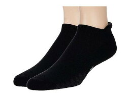 送料無料 Eurosock ファッション ソックス 靴下 Ace Cool No Show Tab 2-Pack - Black