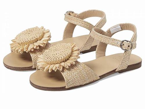 送料無料 Janie and Jack 女の子用 キッズシューズ 子供靴 サンダル Straw Flower Espadrille Toddler/Little Kid/Big Kid - Multicolor