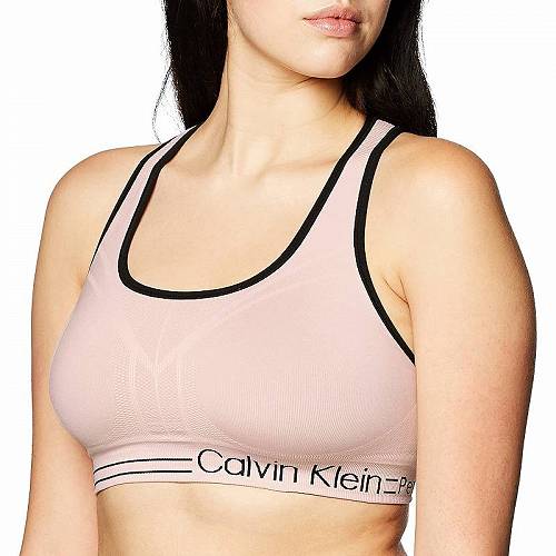 楽天グッズ×グッズ送料無料 カルバンクライン Calvin Klein レディース 女性用 ファッション 下着 ブラジャー Performance Moisture Wicking Medium Impact Reversible Seamless Sports Bra - Seashell