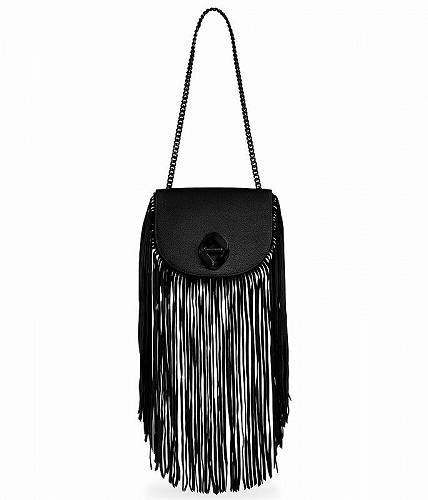 送料無料 レベッカミンコフ Rebecca Minkoff レディース 女性用 バッグ 鞄 バックパック リュック G Mini Saddle W/Fringe - Black/Black