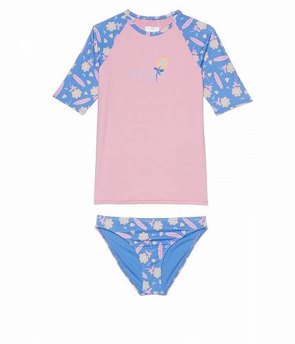 送料無料 ロキシー Roxy Kids 女の子用 スポーツ・アウトドア用品 キッズ 子供用水着 Lorem Short Sleeve Rashguard (Toddler/Little Kids/Big Kids) - Ultramarine Lorem