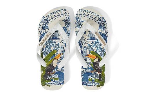 送料無料 ハワイアナス Havaianas レディース 女性用 シューズ 靴 サンダル Farm Rio Toucan Flip-Flop - Navy Blue