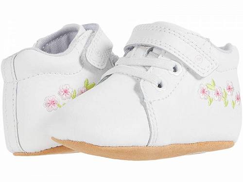 こちらの商品は ストライドライト Stride Rite 女の子用 キッズシューズ 子供靴 乳児用 PW-Emilia (Infant/Toddler) - White です。 注文後のサイズ変更・キャンセルは出来ませんので、十分なご検討の上でのご注文をお願いいたします。 ※靴など、オリジナルの箱が無い場合がございます。ご確認が必要な場合にはご購入前にお問い合せください。 ※画面の表示と実物では多少色具合が異なって見える場合もございます。 ※アメリカ商品の為、稀にスクラッチなどがある場合がございます。使用に問題のない程度のものは不良品とは扱いませんのでご了承下さい。 ━ カタログ（英語）より抜粋 ━ The classic Stride Rite(R) PW Emilia sneaker is a sweet style for your little gal. Crafted from a breathable leather upper with floral embroidery detail and a lace-up closure for a secure fit. Sensory Response Technology(TM) helps mimic barefoot walking by having sensory pods on the outsole to help kids feel the ground. Featuring an eco-friendly textile lining that wicks moisture, self-molding textile footbed has a contoured heel cradle to ensure a secure fit, removable footbed with Check Fit system to allow you to check the shoes still fit, and a flexible and lightweight outsole helps kids learn to adapt to uneven surfaces. ※掲載の寸法や重さはサイズ「4 Toddler, width M」を計測したものです. サイズにより異なりますので、あくまで参考値として参照ください. 実寸（参考値）： Weight: 約 60 g ■サイズの幅(オプション)について Slim &lt; Narrow &lt; Medium &lt; Wide &lt; Extra Wide S &lt; N &lt; M &lt; W A &lt; B &lt; C &lt; D &lt; E &lt; EE(2E) &lt; EEE(3E) ※足幅は左に行くほど狭く、右に行くほど広くなります ※標準はMedium、M、D(またはC)となります ※メーカー毎に表記が異なる場合もございます