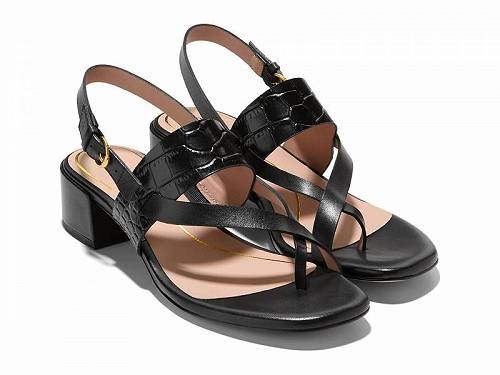 コールハーン 送料無料 コールハーン Cole Haan レディース 女性用 シューズ 靴 ヒール Anica Lux Block Heel Sandals - Black Leather