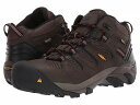 送料無料 キーン Keen Utility メンズ 男性用 シューズ 靴 スニーカー 運動靴 Lansing Mid Waterproof Steel Toe - Cascade Brown/Brindle