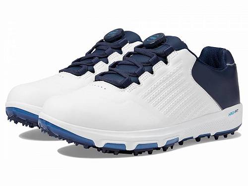 送料無料 Skechers GO GOLF メンズ 男性用 シューズ 靴 スニーカー 運動靴 Pro 6 SL-Twist - White/Navy.Blue