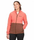  }[bg Marmot fB[X p t@bV AE^[ WPbg R[g WPbg Rocklin Full Zip Jacket - Grapefruit/Pinecone