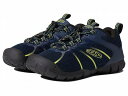 こちらの商品は キーン Keen Kids 男の子用 キッズシューズ 子供靴 ハイキングブーツ Chandler 2 CNX (Little Kid/Big Kid) - Black Iris/Evening Primrose です。 注文後のサイズ変更・キャンセルは出来ませんので、十分なご検討の上でのご注文をお願いいたします。 ※靴など、オリジナルの箱が無い場合がございます。ご確認が必要な場合にはご購入前にお問い合せください。 ※画面の表示と実物では多少色具合が異なって見える場合もございます。 ※アメリカ商品の為、稀にスクラッチなどがある場合がございます。使用に問題のない程度のものは不良品とは扱いませんのでご了承下さい。 ━ カタログ（英語）より抜粋 ━ Flaunt a cool casual look by wearing the KEEN(R) Kids Chandler 2 CNX Shoes. Textile and synthetic upper. Textile lining and removable insole. Streamlined, flexible and light sneakers with breathable quick-drying mesh. Reverse strobel construction provides streamlined interiors. Bungee lace closure. Round toe. Excellent toe protection. Contoured arch for added midfoot support. Pull tabs for easy wear and removal. Signature brand name logo on the upper. Multi-directional lug pattern for increased traction. Padded collar and tongue for utmost comfort. Low-profile CNX synthetic outsole with added traction. ※掲載の寸法や重さはサイズ「1 Little Kid, width M」を計測したものです. サイズにより異なりますので、あくまで参考値として参照ください. 実寸（参考値）： Weight: 約 170 g ■サイズの幅(オプション)について Slim &lt; Narrow &lt; Medium &lt; Wide &lt; Extra Wide S &lt; N &lt; M &lt; W A &lt; B &lt; C &lt; D &lt; E &lt; EE(2E) &lt; EEE(3E) ※足幅は左に行くほど狭く、右に行くほど広くなります ※標準はMedium、M、D(またはC)となります ※メーカー毎に表記が異なる場合もございます