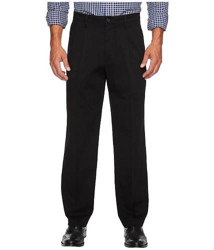送料無料 ドッカーズ Dockers メンズ 男性用 ファッション パンツ ズボン Easy Khaki D3 Classic Fit Pleated Pants - Black