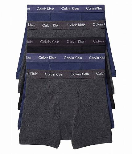 楽天グッズ×グッズ送料無料 カルバンクライン Calvin Klein Underwear メンズ 男性用 ファッション 下着 Cotton Classics 5 pack Boxer Brief - Black/Charcoal Heather/Blue Shadow