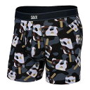  TbNXA_[EGA[ SAXX UNDERWEAR Y jp t@bV  Daytripper Boxer Brief Fly - Camo Coolers/Black