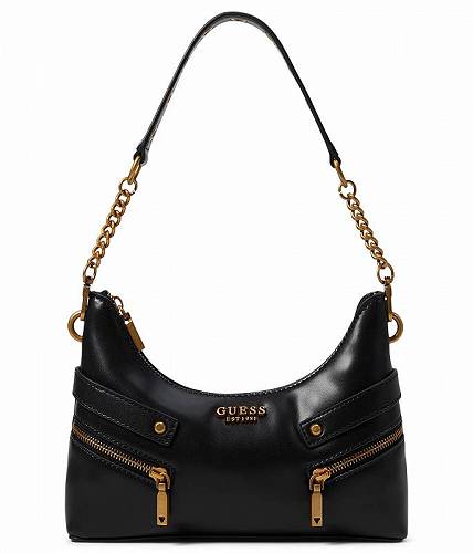 送料無料 ゲス GUESS レディース 女性用 バッグ 鞄 ショルダーバッグ バックパック リュック Trissa Top Zip Shoulder Bag - Black 送料無料 ゲス GUESS レディース 女性用 バッグ 鞄 ショルダーバッグ バックパック リュック Trissa Top Zip Shoulder Bag - Black