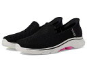 送料無料 スケッチャーズ SKECHERS Performance レディース 女性用 シューズ 靴 スニーカー 運動靴 Go Walk 7 Daley Hands Free Slip-Ins - Black/Hot Pink