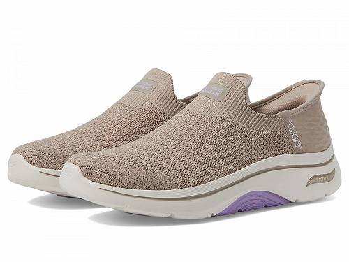 送料無料 スケッチャーズ SKECHERS Performance レディース 女性用 シューズ 靴 スニーカー 運動靴 Go Walk Arch Fit 2.0 Val Hands Free Slip-Ins - Taupe/Lavender