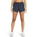 送料無料 アンダーアーマー Under Armour レディース 女性用 ファッション ショートパンツ 短パン Fly By Shorts - Downpour Gray/Downpour Gray/Reflective(4)