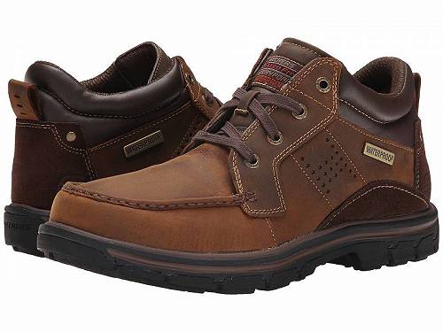 送料無料 スケッチャーズ SKECHERS メンズ 男性用 シューズ 靴 ブーツ レースアップ 編み上げ Relaxed Fit Segment - Melego - Dark Brown